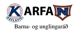 Hér má sjá einkennismerkið KarfaN með K Keflavíkur fremst og N Njarðvíkur aftast Karfan Keflavík Njarðvík