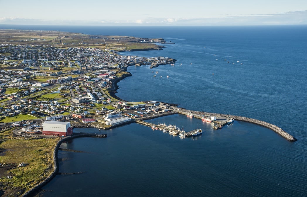 Horft yfir Njarðvík