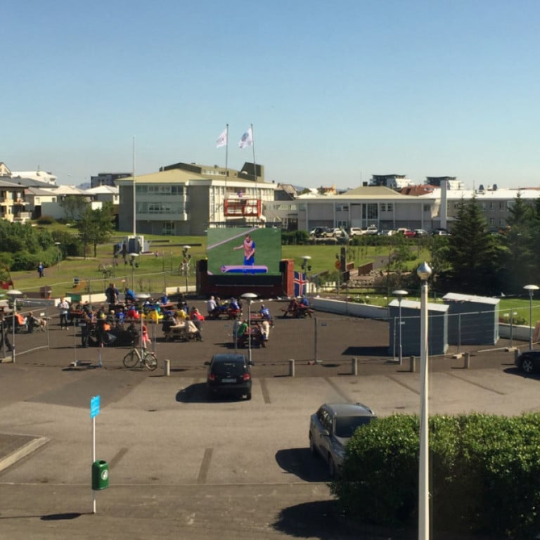 Alltaf skemmtilegra og meiri stemmning þegar Ísland er að keppa.