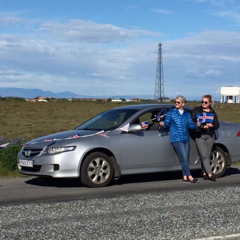 Gunnheiður Kjartansdóttir og Sigfríður Ólafsdóttir tóku þátt í þessum skemmtilega viðburði