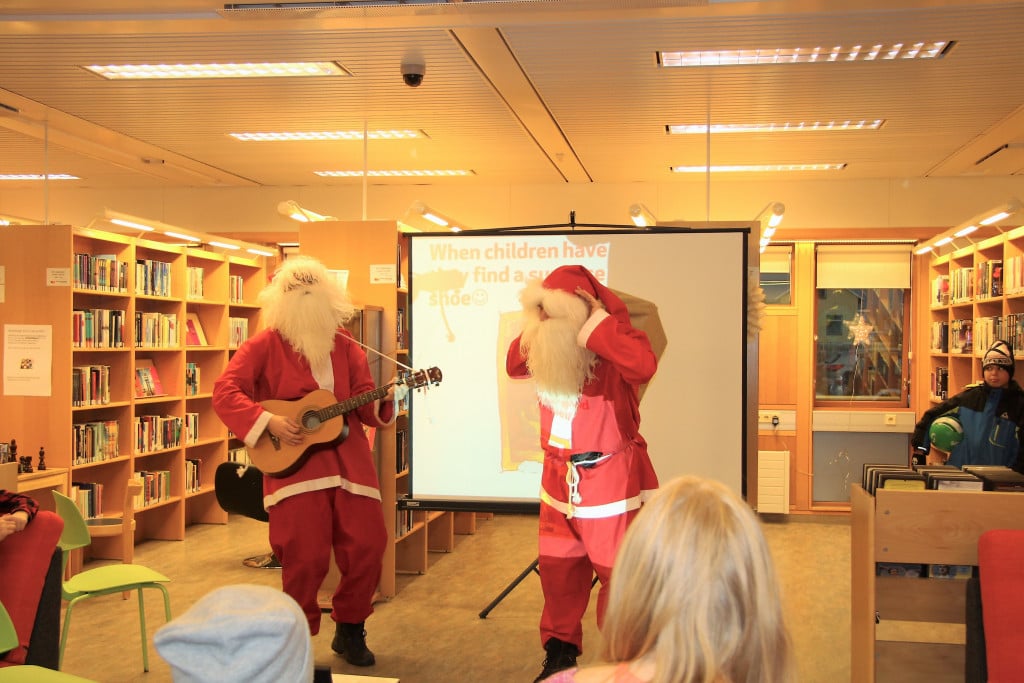 Jólasveinar kíktu í heimsókn