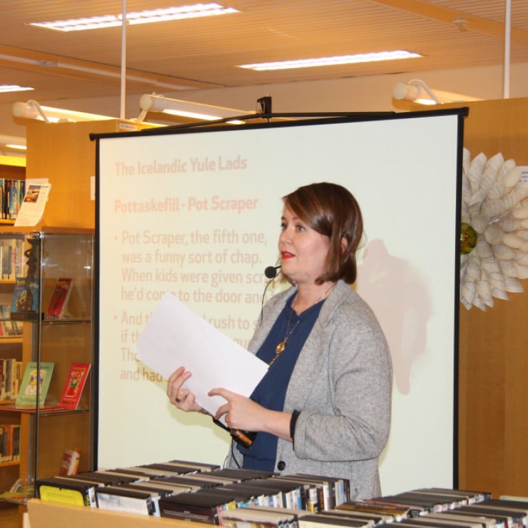 Farið var yfir íslenska jólasiði, fjölda og nöfn jólaveinanna