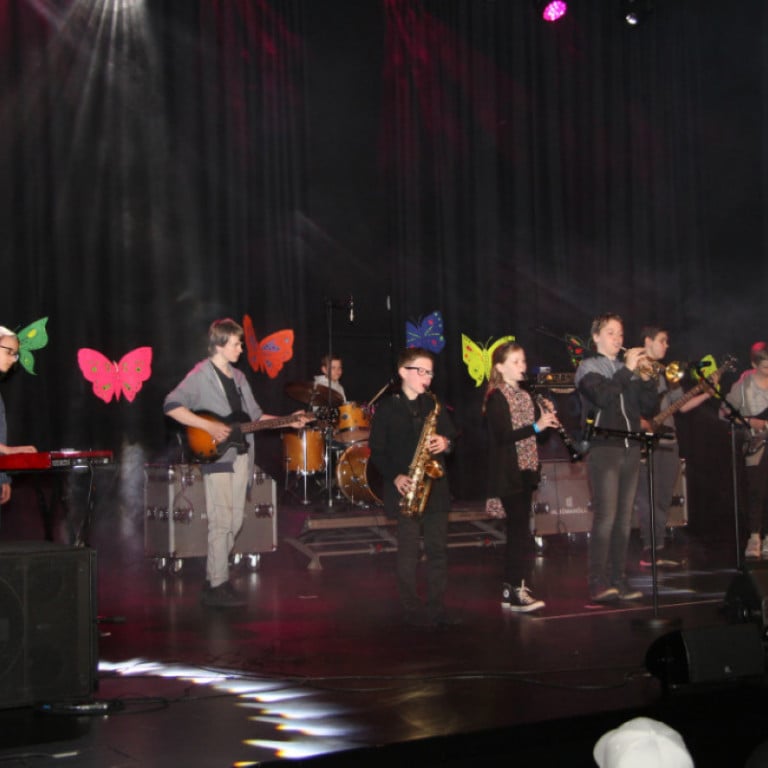 Hljómsveit úr Tónlistarskóla Reykjanesbæjar skipuð ungum nemendum skólans