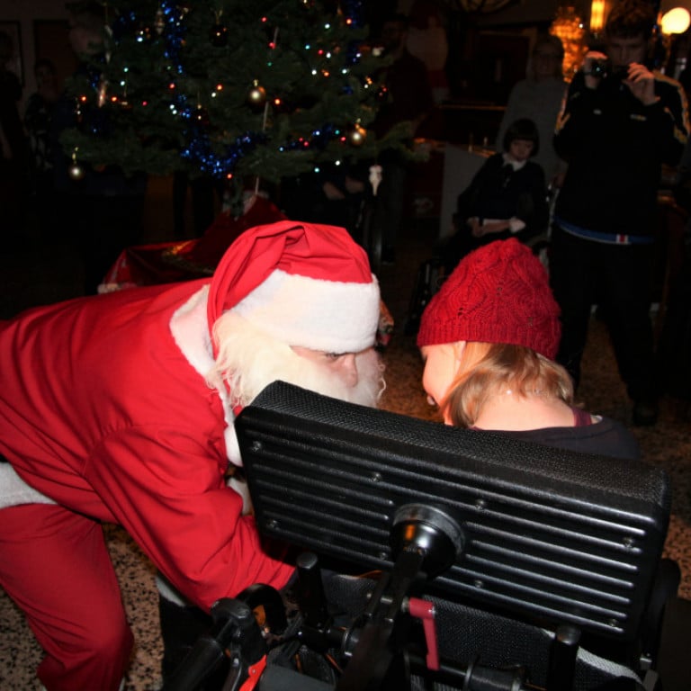 Það er alltaf gleði þegar jólasveinarnir mæta á staðinn