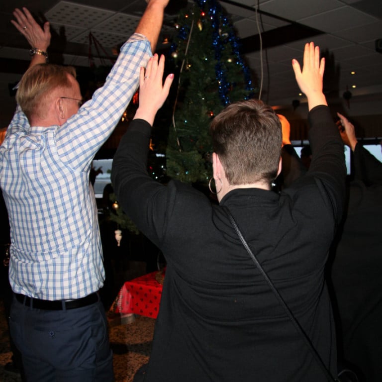 Það er alltaf skemmtilegast að dansa við jólalög sem krefjast hreyfingar og leikrænna tilburða