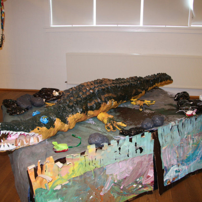 Ógnalangur og hættulegur krókódíll