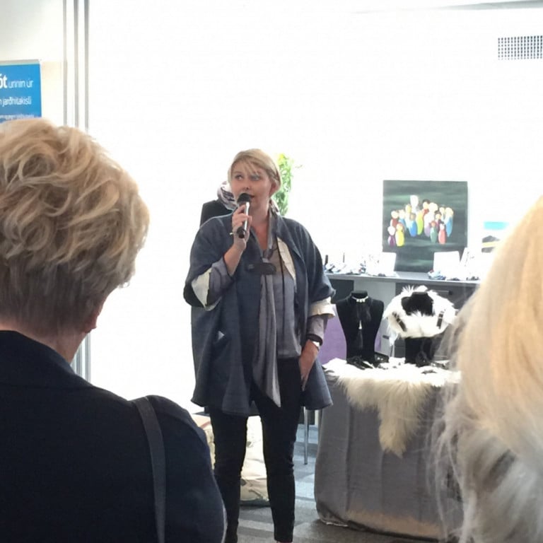 Ragnheiður Elín Árnadóttir iðnaðar- og viðskiptaráðherra setti hönnunarveisluna