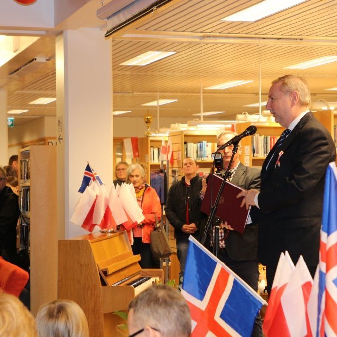 Pólski sendiherrann Gerard Pokruszynski