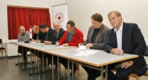 Frá undirskrift um stofnun Fjölsmiðju.