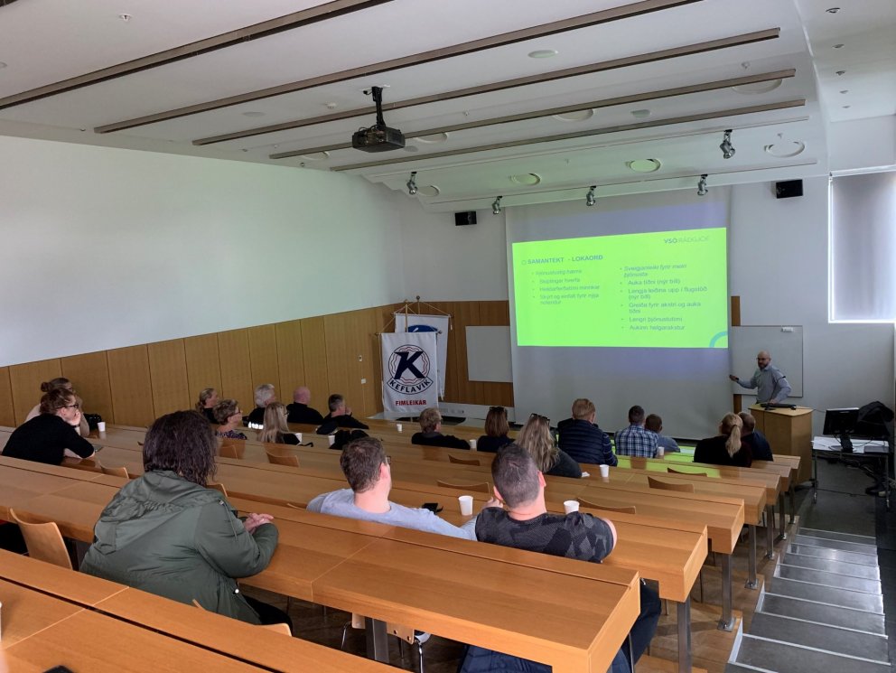 Frá kynningarfundinum í Íþróttaakademíunni.