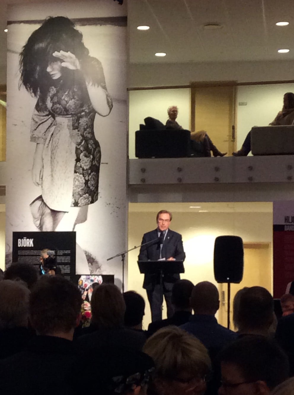 Frá opnun Hljómahallar.