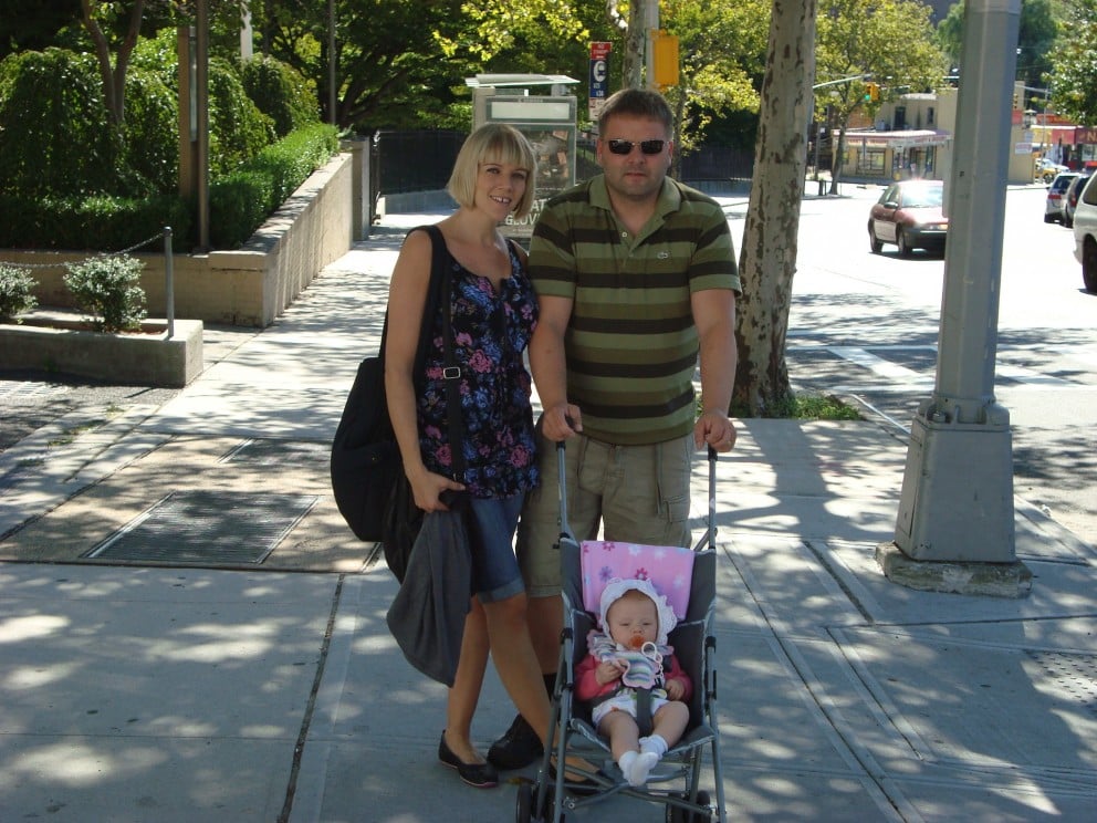 Hanna María, Sigurður Ingi og Ljósbrá Líf.