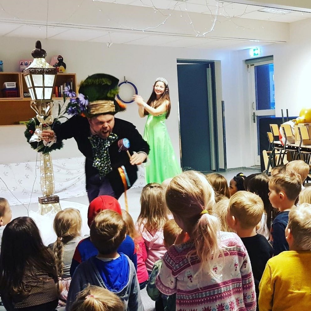 Frá verkefninu „Ópera fyrir leikskólabörn“ í einum af leikskólum bæjarins. Ljósmynd: Ópera fyrir le…