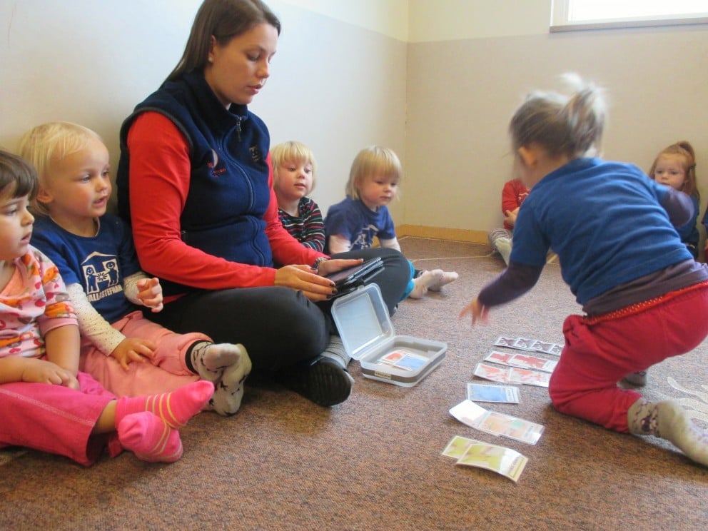 Úr skólastarfi á Akri.