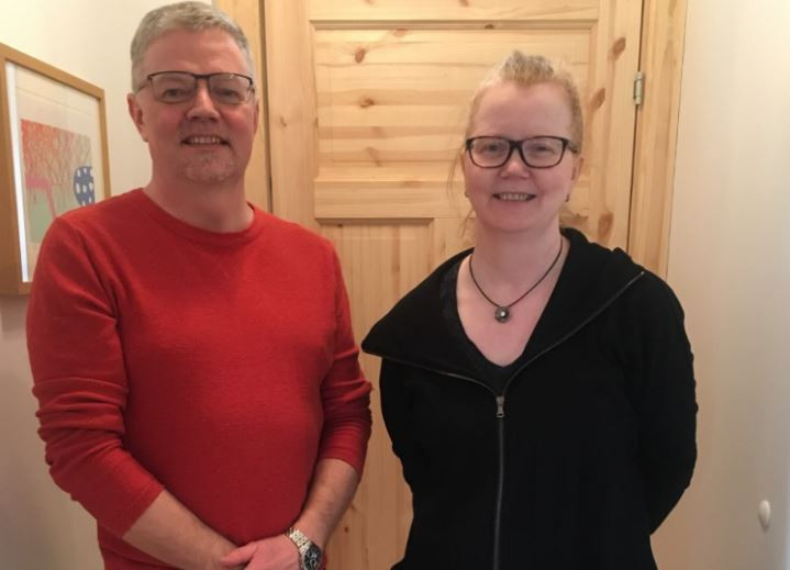 Eiríkur P. Jörundsson verðandi forstöðumaður Byggðasafns Reykjanesbæjar og Sigrún Ásta Jónsdóttir f…