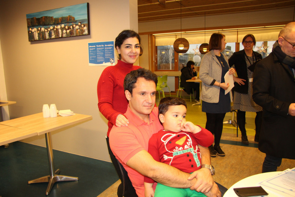 Frá fjölmenningardegi í Ráðhúsi.