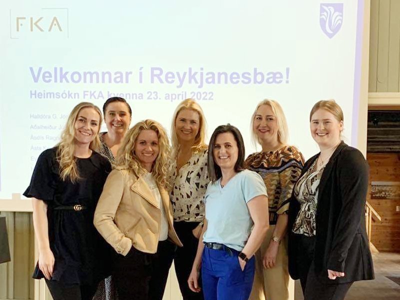 Það voru þær Aðalheiður Júlírós Óskarsdóttir verkefnastjóri gæðamála, Ásdís Ragna Einarsdóttir verk…