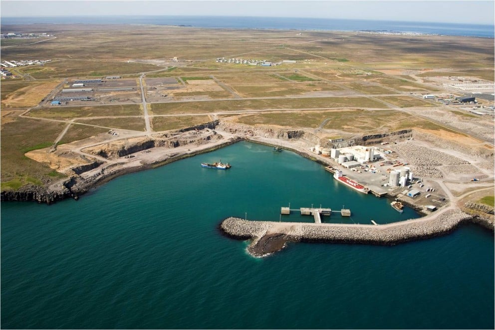 Frá Helguvíkurhöfn.