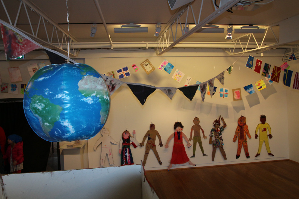 Frá listahátíð barna í Duus Safnahúsum „Börn um víða veröld“