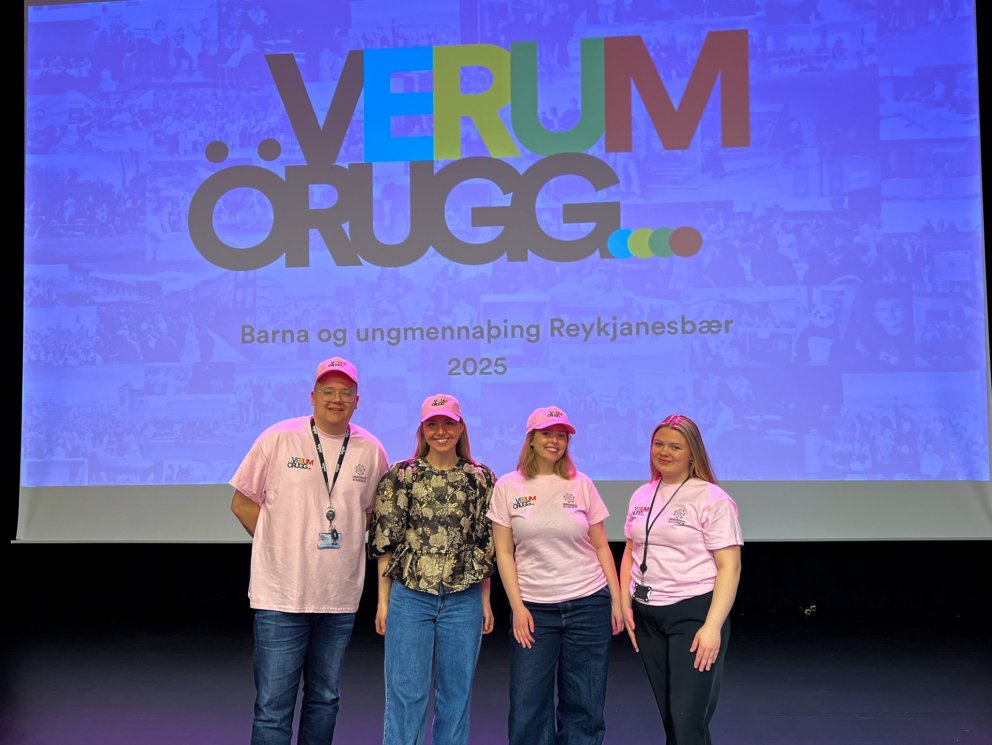 Ólafur Bergur Ólafsson, Umsjónarmaður ungmennaráðs, Gunnhildur Gunnarsdóttir, Forstöðumaður Fjörhei…