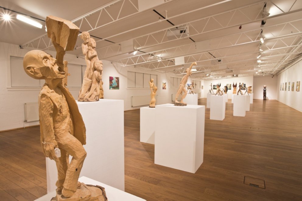 Sögur úr Safnasafni. Mynd úr sýningarsal. Ljósmyndari Oddgeir Karlsson