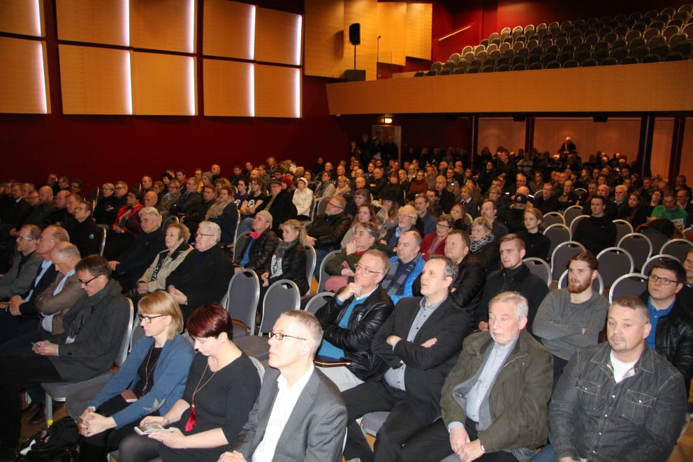 Frá íbúafundinum í gær.