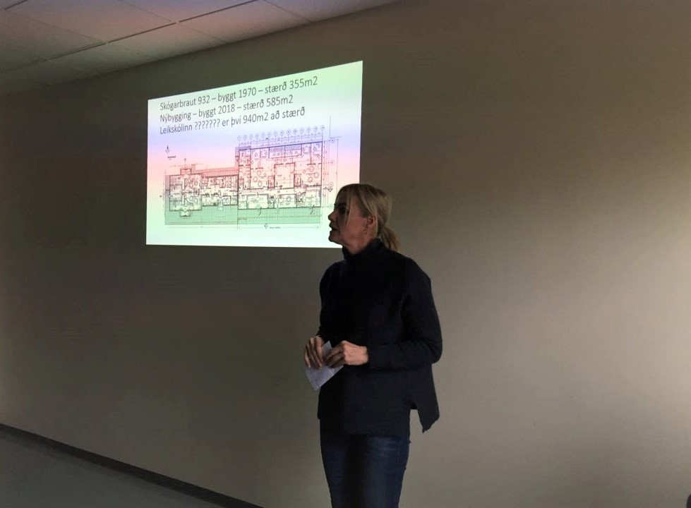 Ingibjörg Bryndís Hilmarsdóttir leikskólafulltrúi Reykjanesbæjar tilkynnir um nýtt nafn.