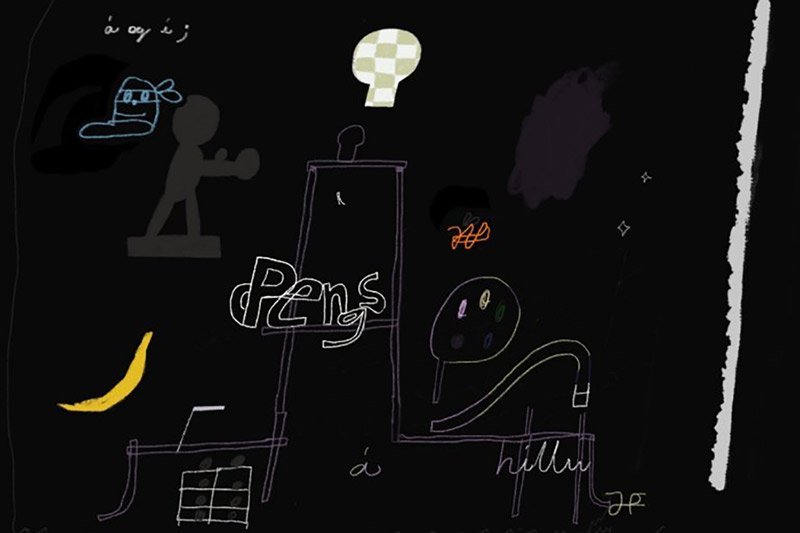 Sýning Listasafnsins, á og í.