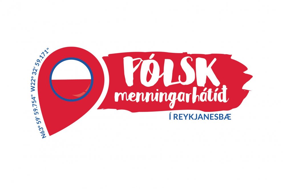 Lógó pólsku menningarhátíðarinnar. Höfundur er Justyna Grosel