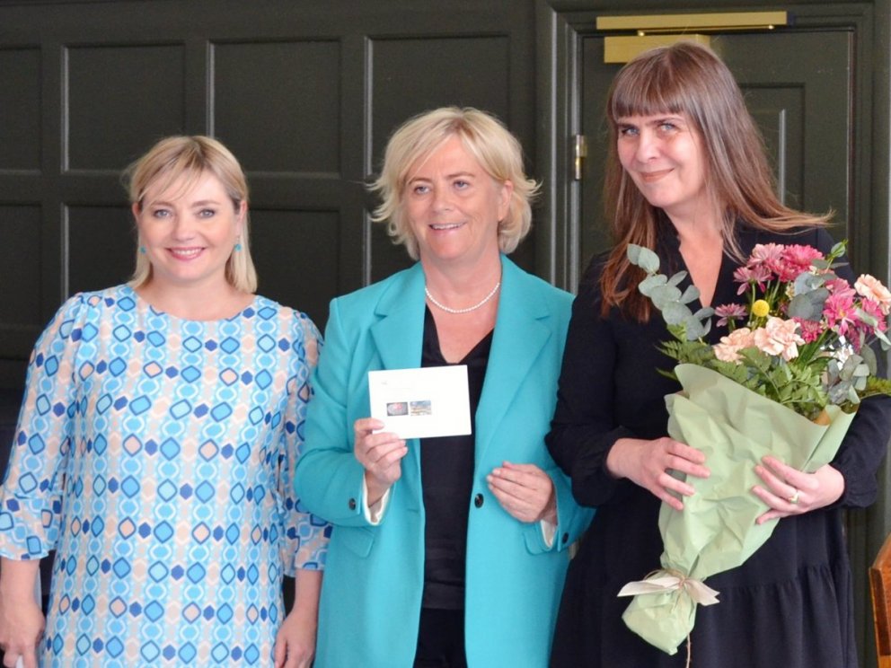 Lilja Dögg Alfreðsdóttir, menningar- og viðskiptaráðherra, Birna Einarsdóttir, bankastjóri Íslandsb…