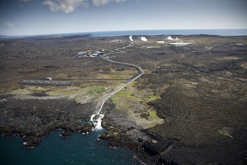 Horft yfir Reykjanes