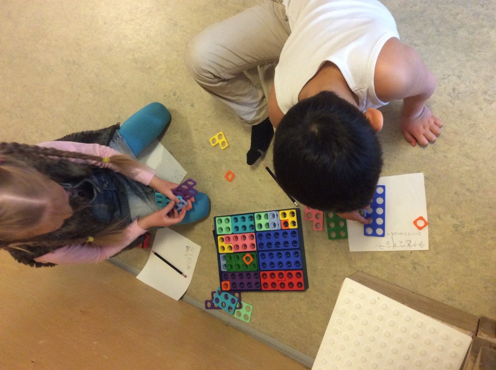 Stærðfræðikennsla í Garðaseli.