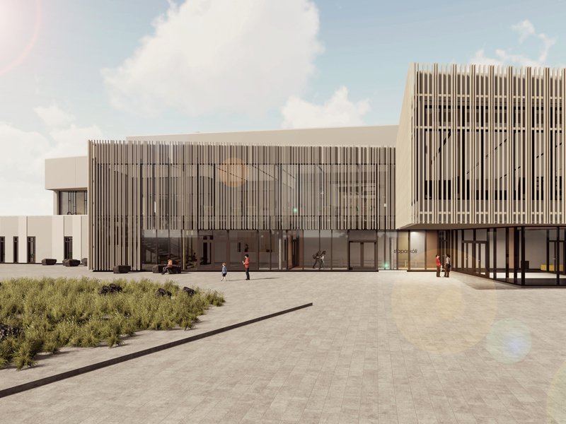 Aðkoma að nýbyggingu