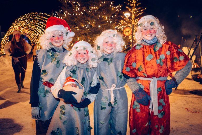 Geislandi jólaálfar í Aðventugarðinum