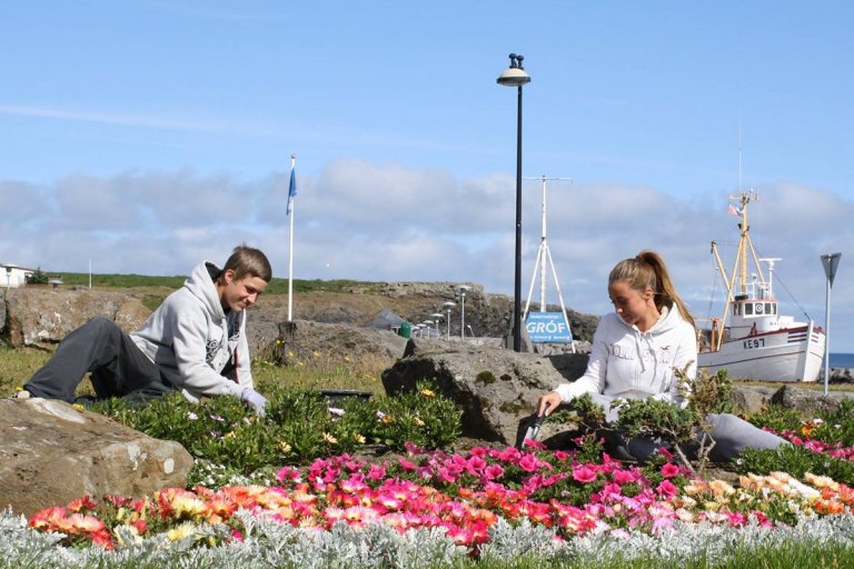 Úr starfi Vinnuskólans