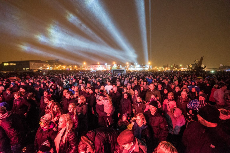 Mannfjöldi á Ljósanótt