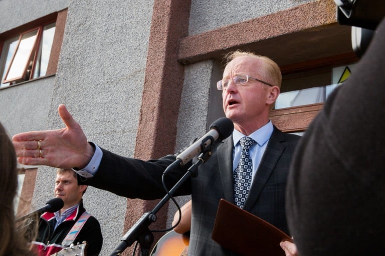 Kjartan Már setur Ljósanótt.