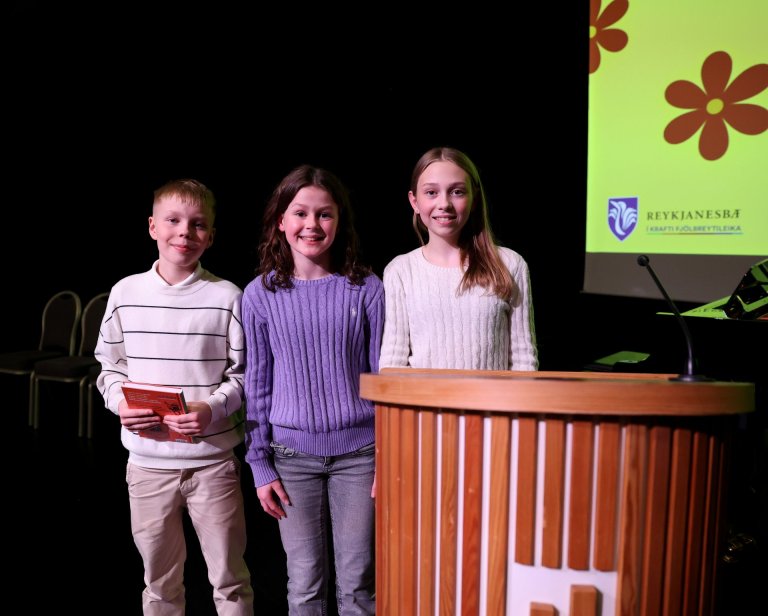 Oddur Óðinn Birkisson, Rósa Kristín Jónsdóttir, Eydís Sól Friðriksdóttir