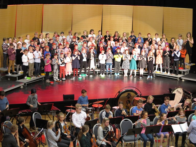 Frá tónleikur Forskóladeildar TR í fyrravor.