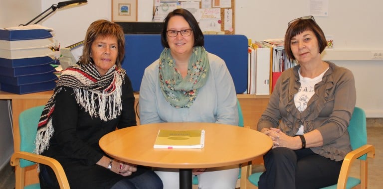 Starfsfólk skólaþjónustu Reykjanesbæjar, Gyða, Dröfn og Hafdís.