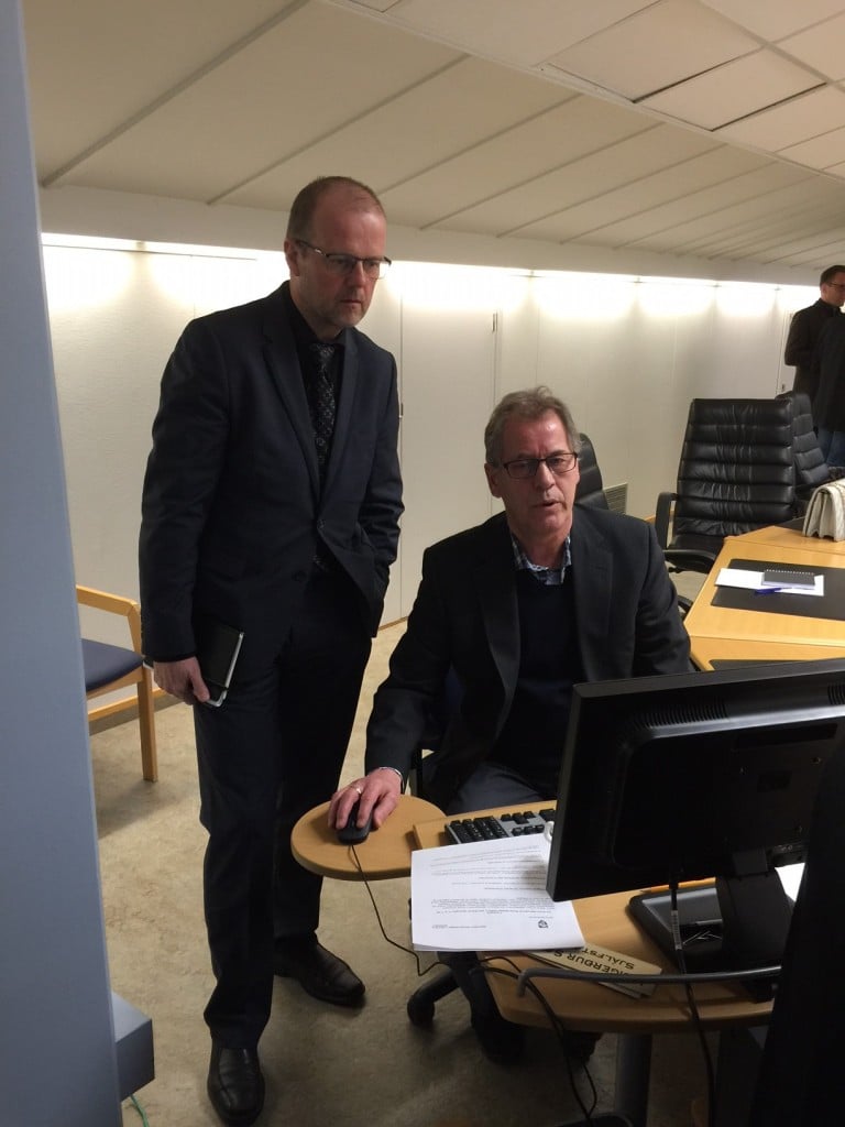 Ásbjörn Jónsson og Hjörtur Zakaríasson.