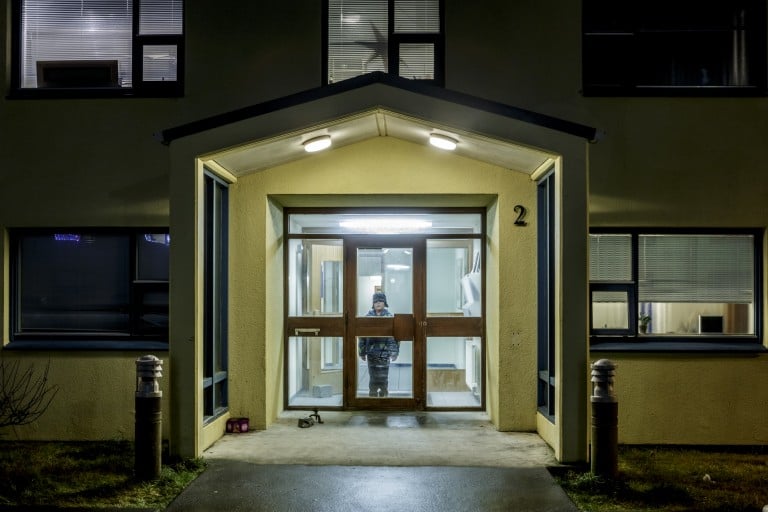 Ein af myndunum á sýningunni.