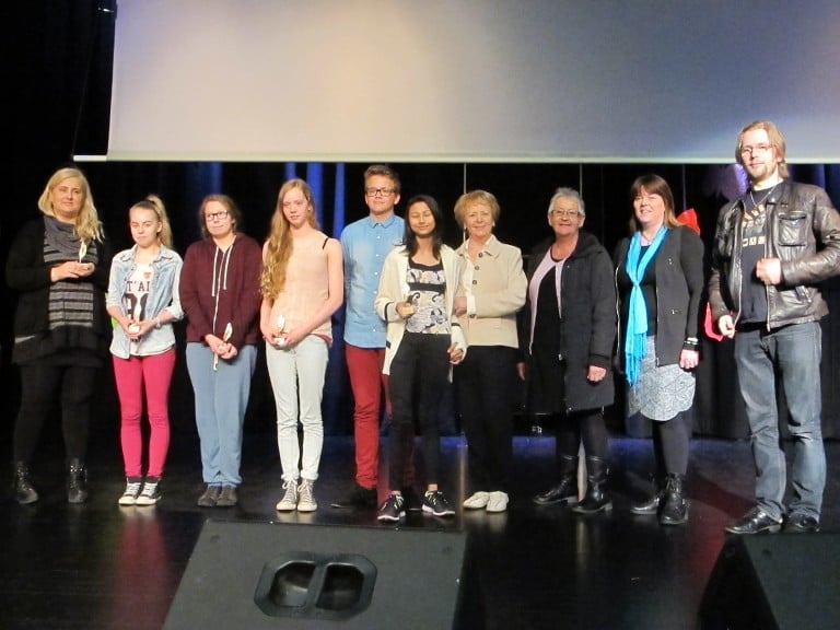 Frá afhendingu Laxnessfjaðrar.