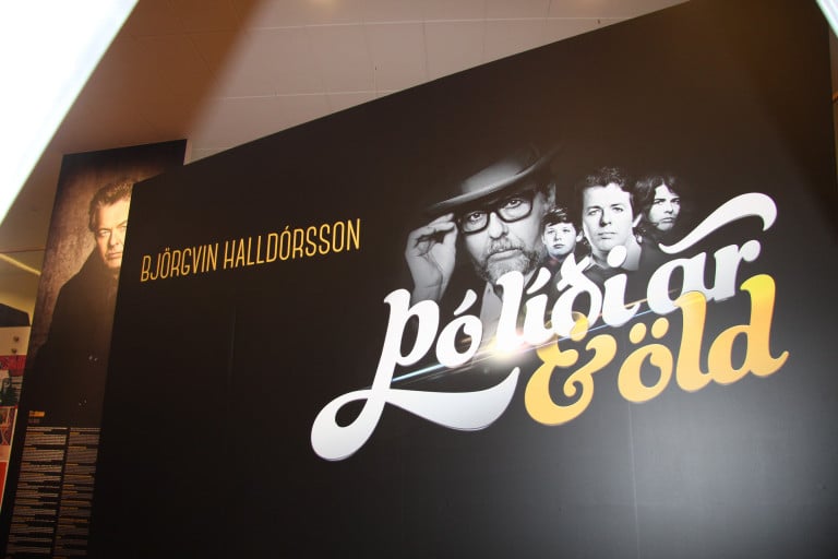 Sýningin um Björgvin Halldórsson ber heitið Þó líði ár og öld.