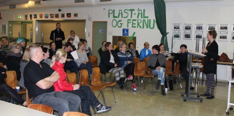 Frá fundi í Njarðvíkurskóla.
