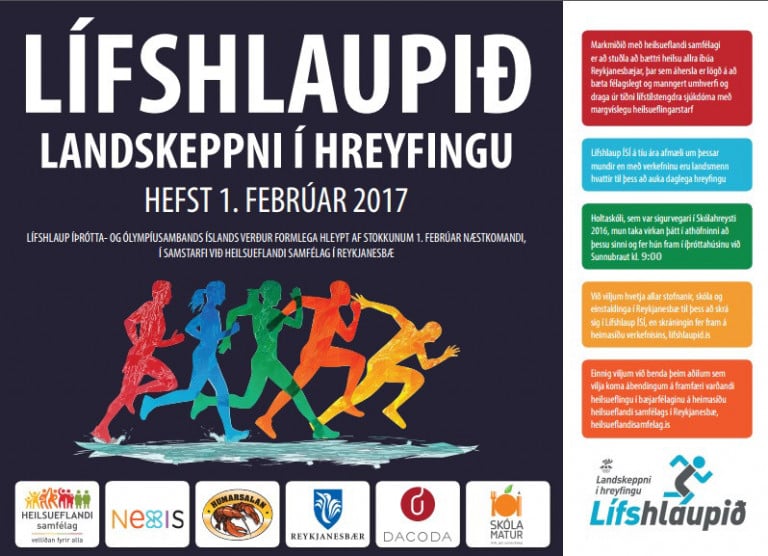 Lífshlaupið er landskeppni í hreyfingu.