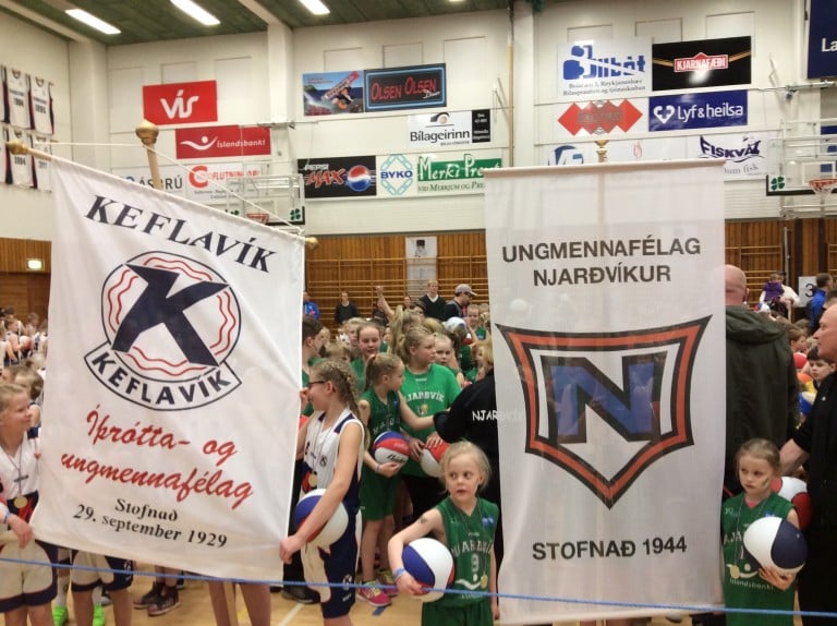 Fulltrúar Keflavíkur og UMFN á Nettómóti.
