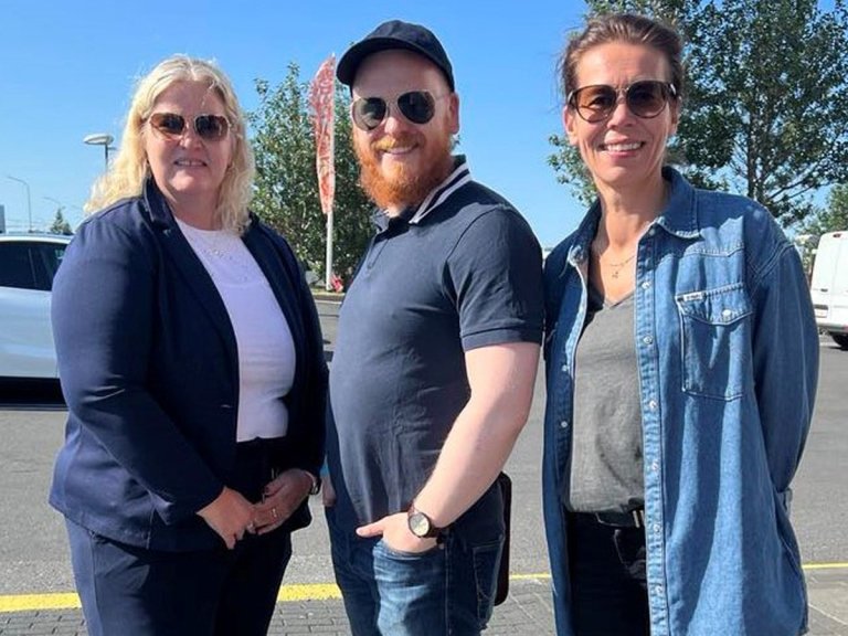 Á myndinni er hluti stýrihóps verkefnisins; Kolfinna Njálsdóttir deildarstjóri skólaþjónustu, Ævar …