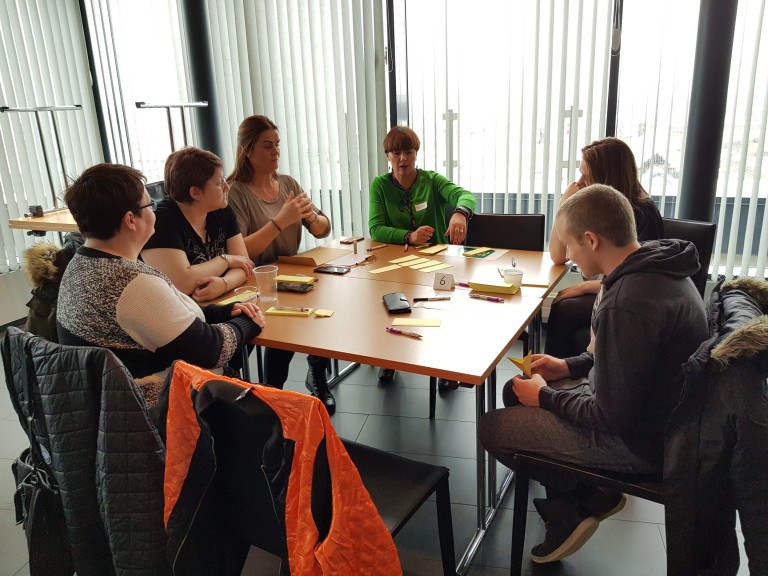 Þátttakendur í stefnumótunarþingi Fjölsmiðjunnar.