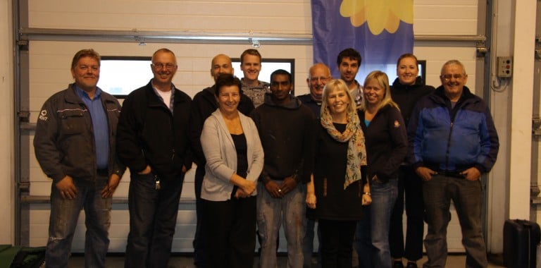 Þessir starfsmenn eru á bak við tjöld Ljósanætur.